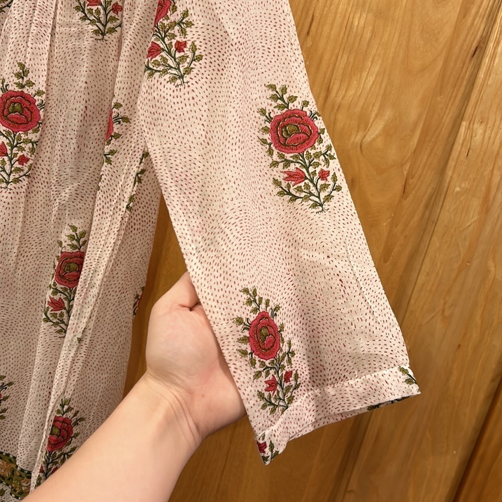 Roller Rabbit Floral Cover Up Tunic - Picture 7 of 9